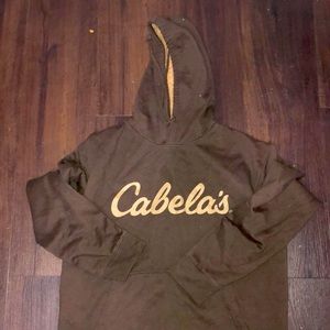 meduim size cabelas hoodie